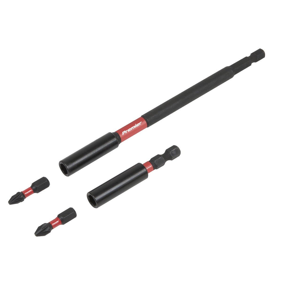 Premier Impact Grade Power Tool Bit Holder Set 4pc AK8276