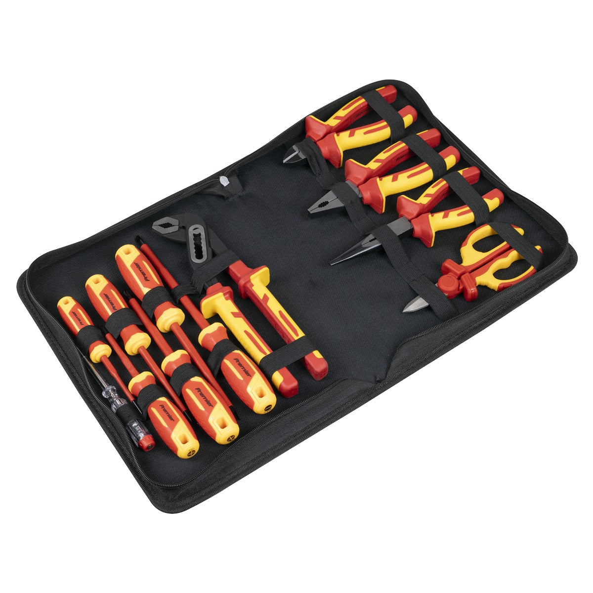 Premier Screwdriver, Pliers & Scissor Set 12pc - VDE Approved AK83463