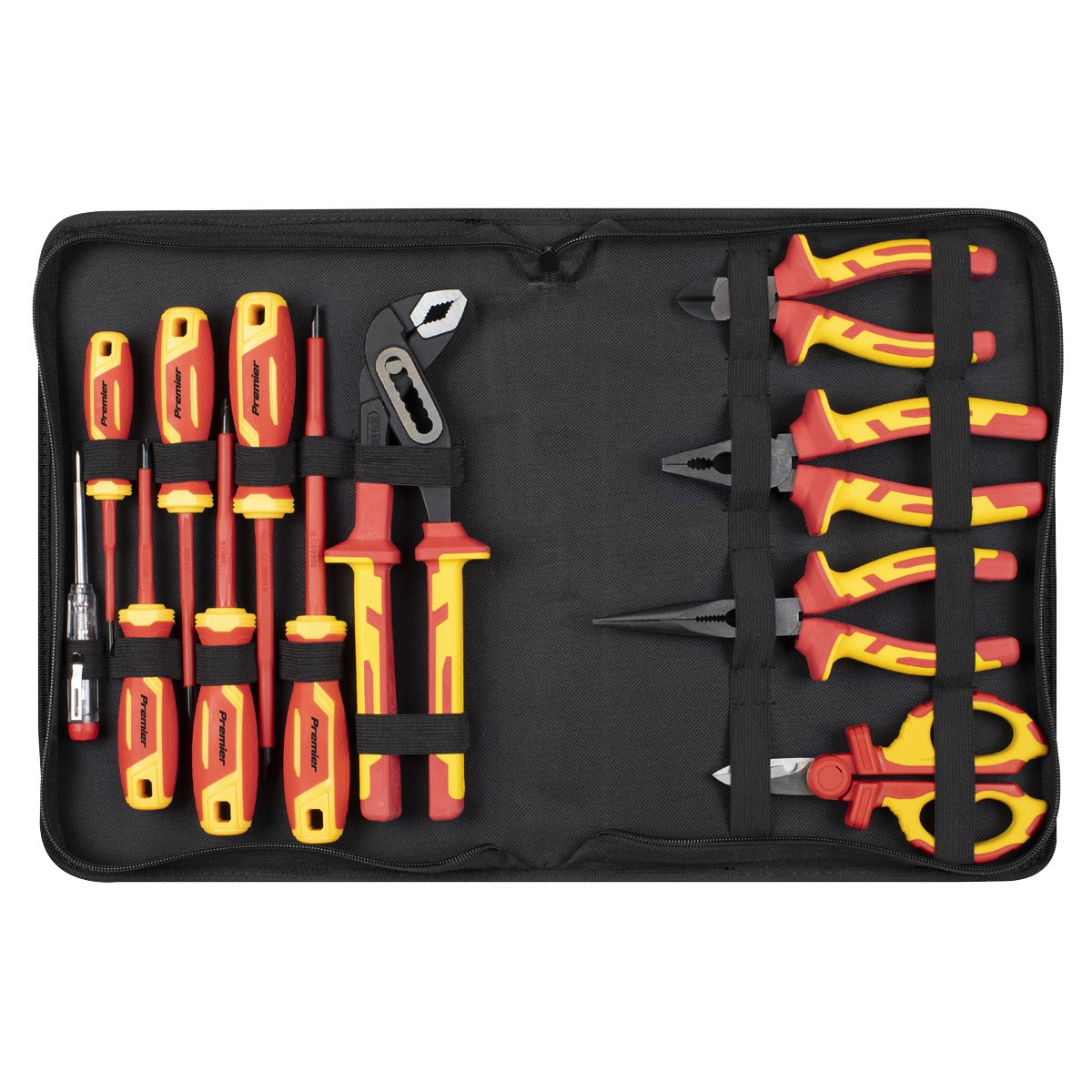 Premier Screwdriver, Pliers & Scissor Set 12pc - VDE Approved AK83463
