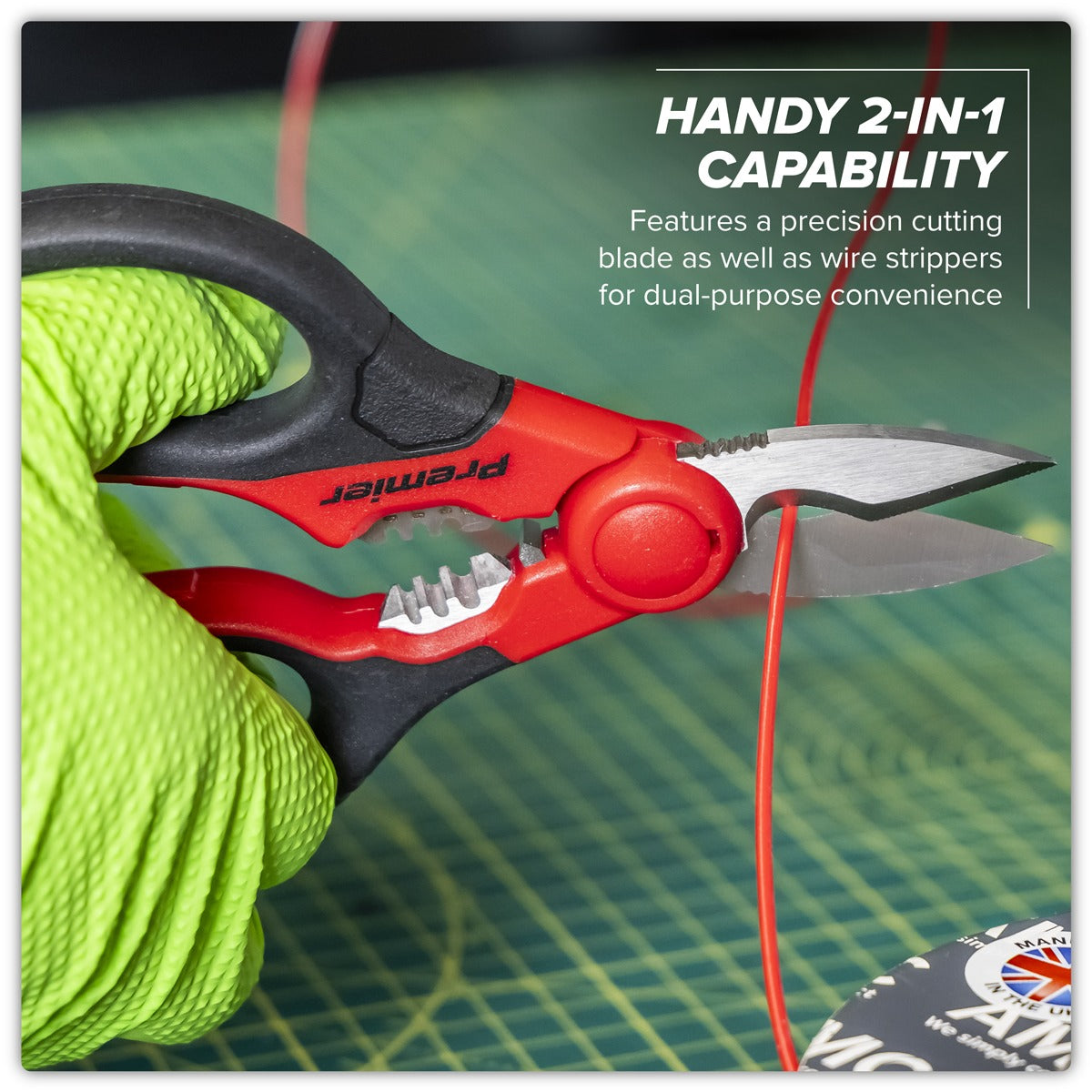 Premier Heavy-Duty Electrician's Shears 160mm AK8528
