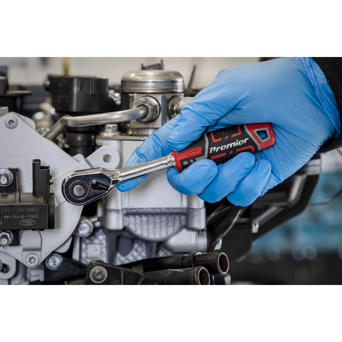 Premier Ratchet Wrench with Flip Reverse 1/4"Sq Drive AK8934