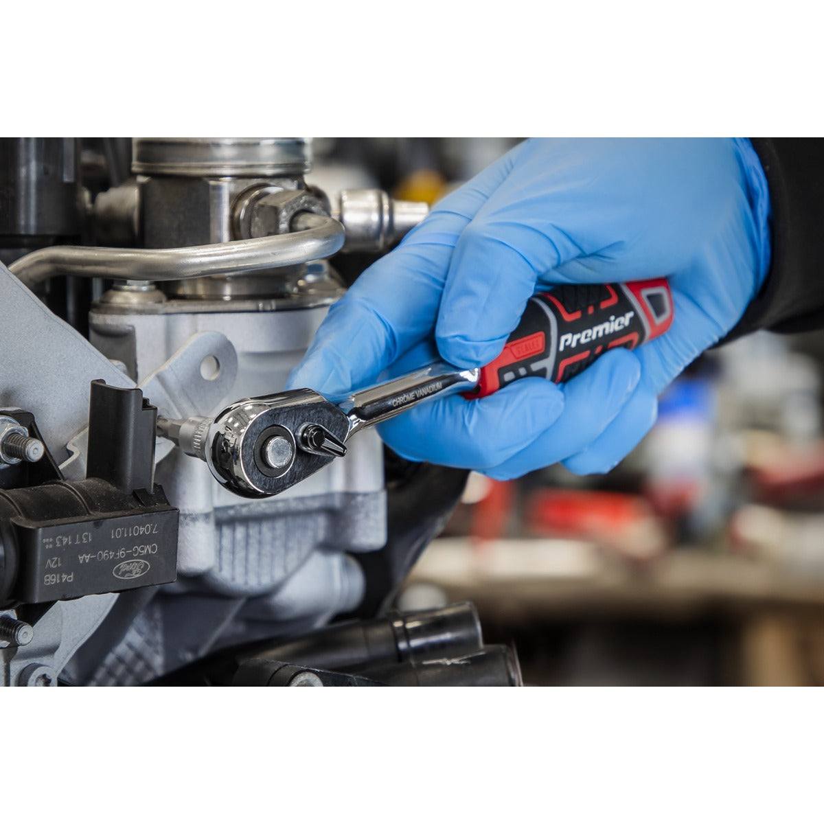 Premier Ratchet Wrench with Flip Reverse 1/4"Sq Drive AK8934