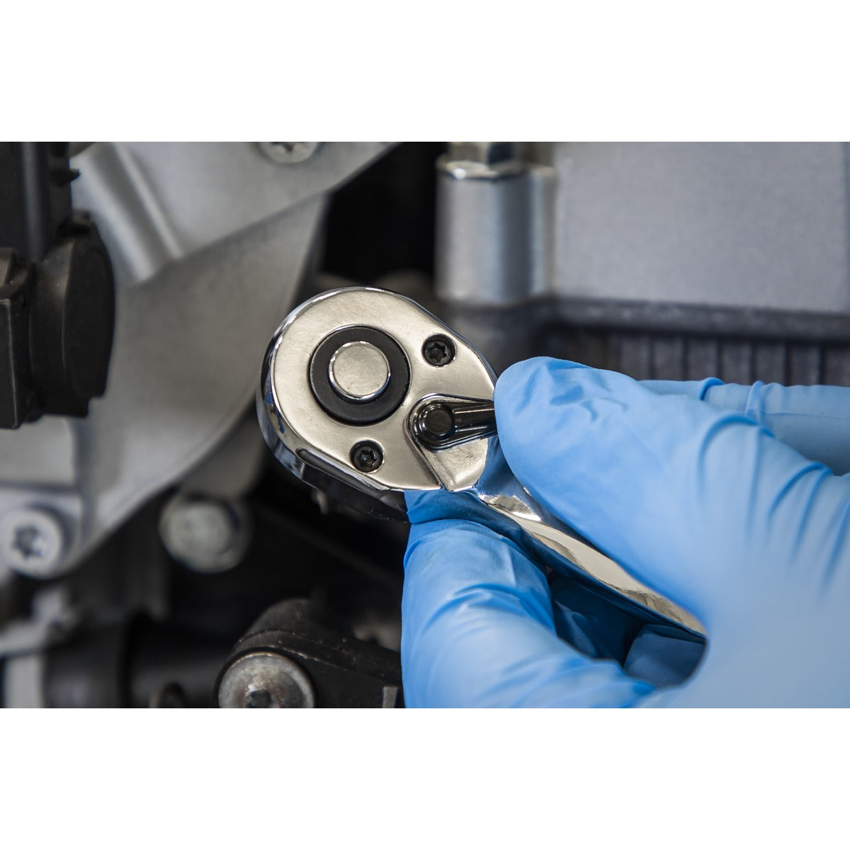 Premier Offset Ratchet Wrench with Flip Reverse 1/4"Sq Drive AK8937