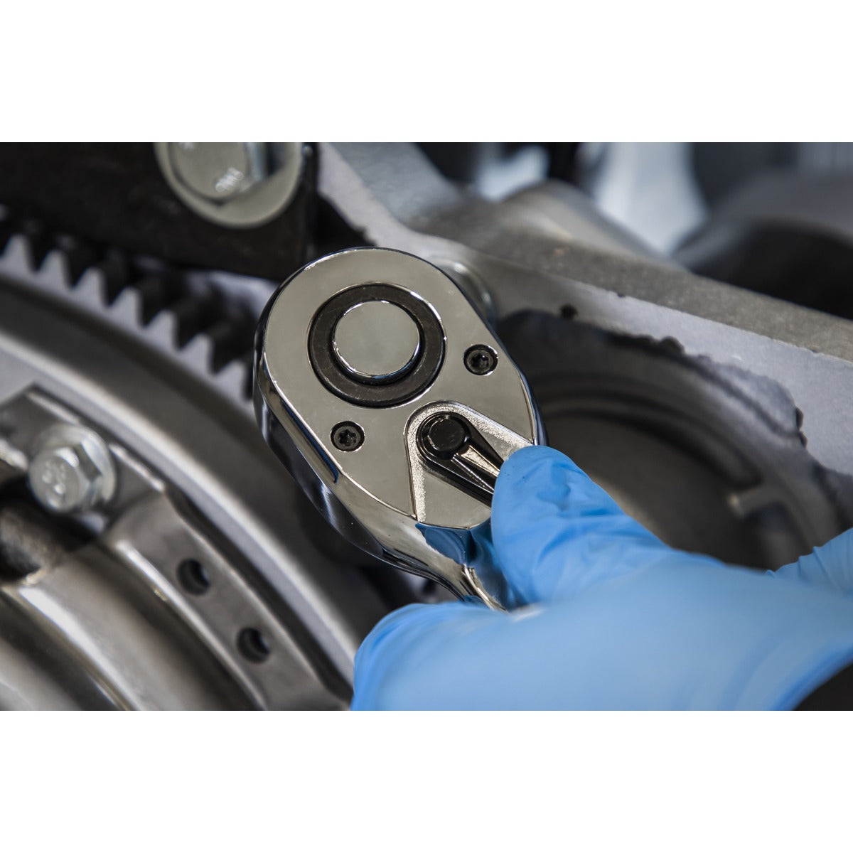 Premier Pear-Head Offset Ratchet Wrench with Flip Reverse 1/2"Sq Drive AK8939