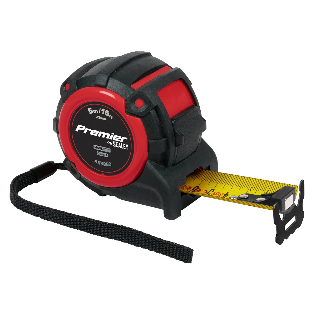 Premier Metric/Imperial Tape Measure Extra-Wide Blade 5m(16ft) x 32mm AK9850
