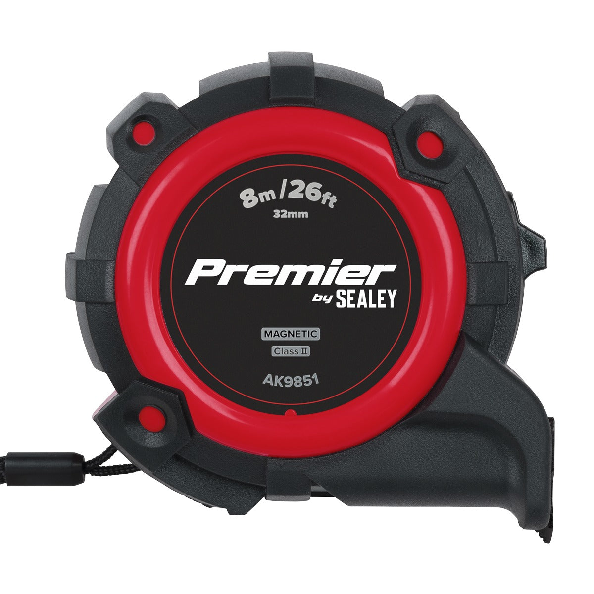 Premier Metric/Imperial Tape Measure Extra-Wide Blade 8m(26ft) x 32mm AK9851