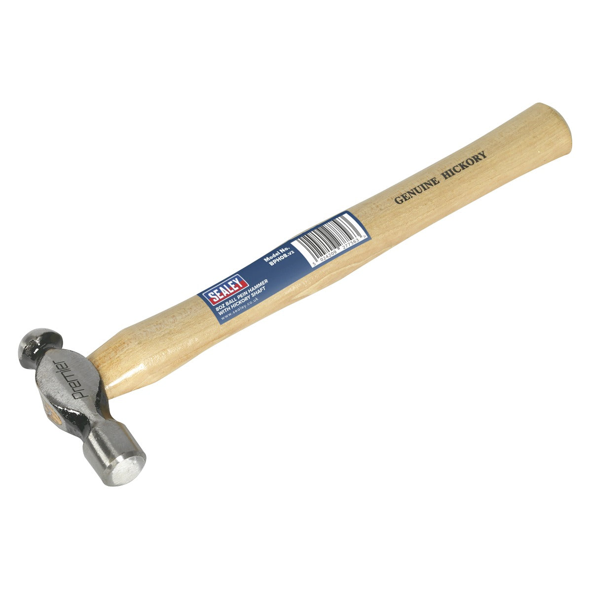Premier Ball Pein Hammer with Hickory Shaft 8oz BPH08