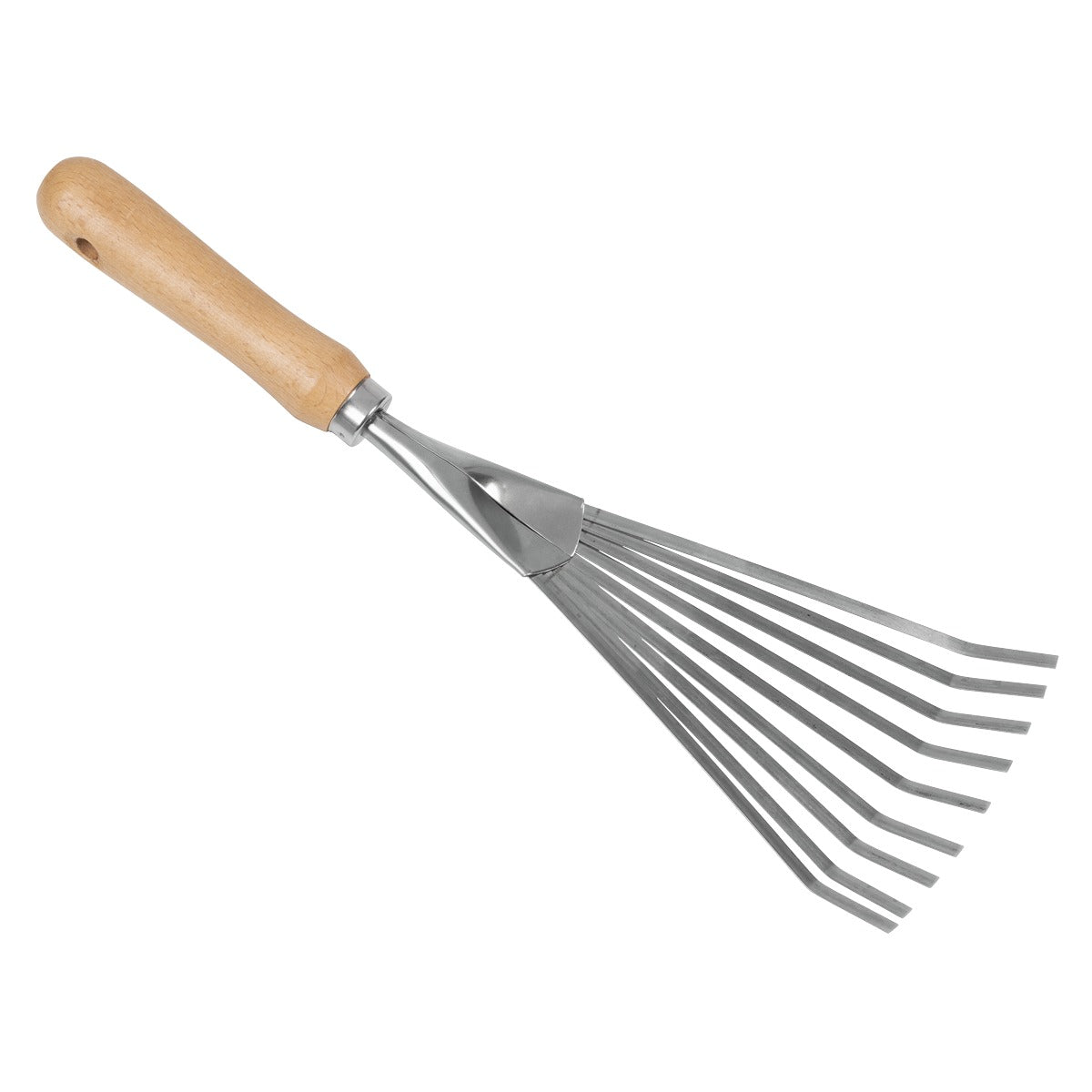 Premier Leaf Hand Rake with Ash Handle & Stainless Steel Tines GTWH001
