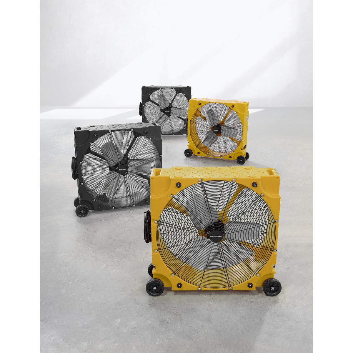 Premier 36" Industrial High Velocity Rotomold Drum Fan 3-Speed 230V HVD36PM