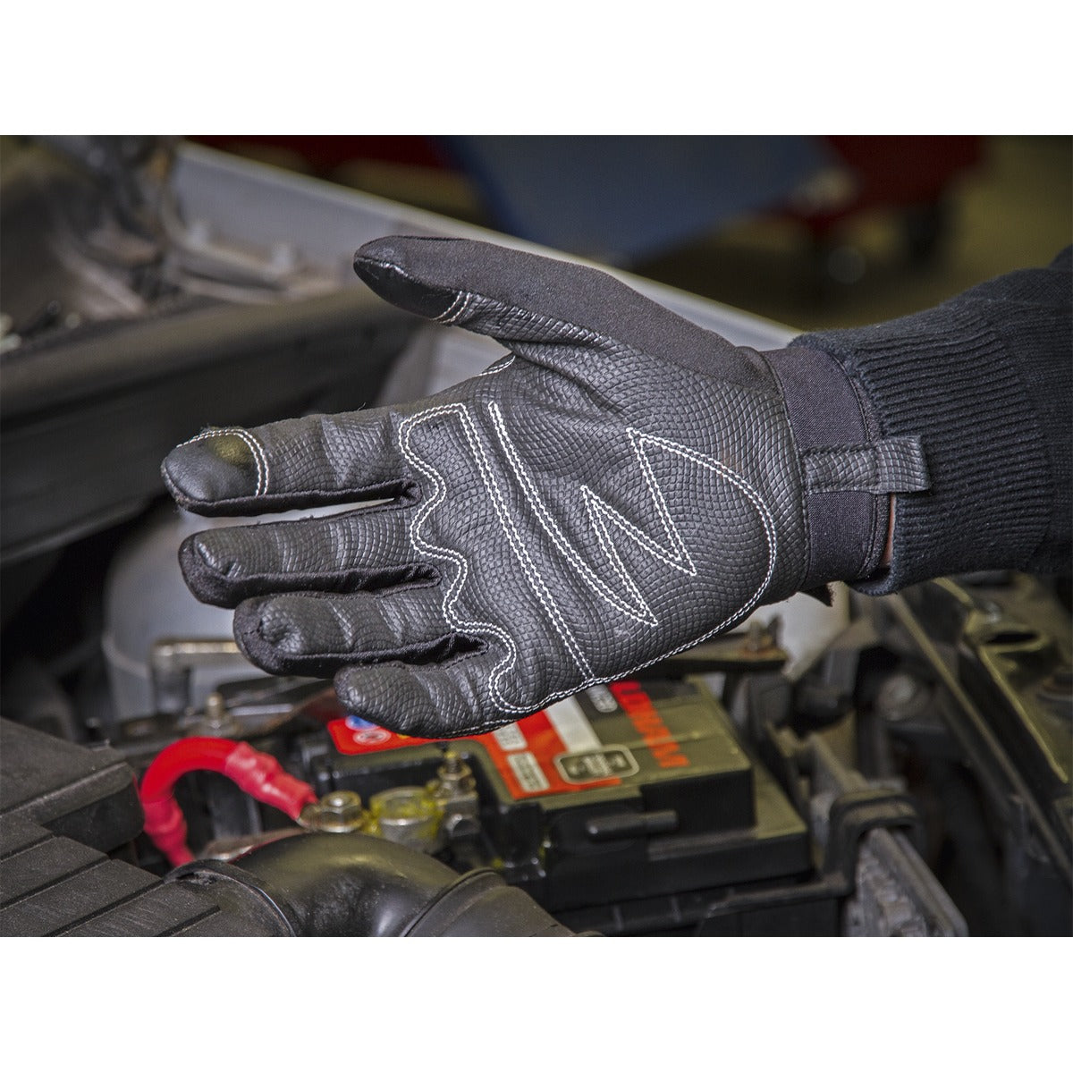Premier Light Palm Tactouch Mechanic's Gloves (9) - Large MG798L