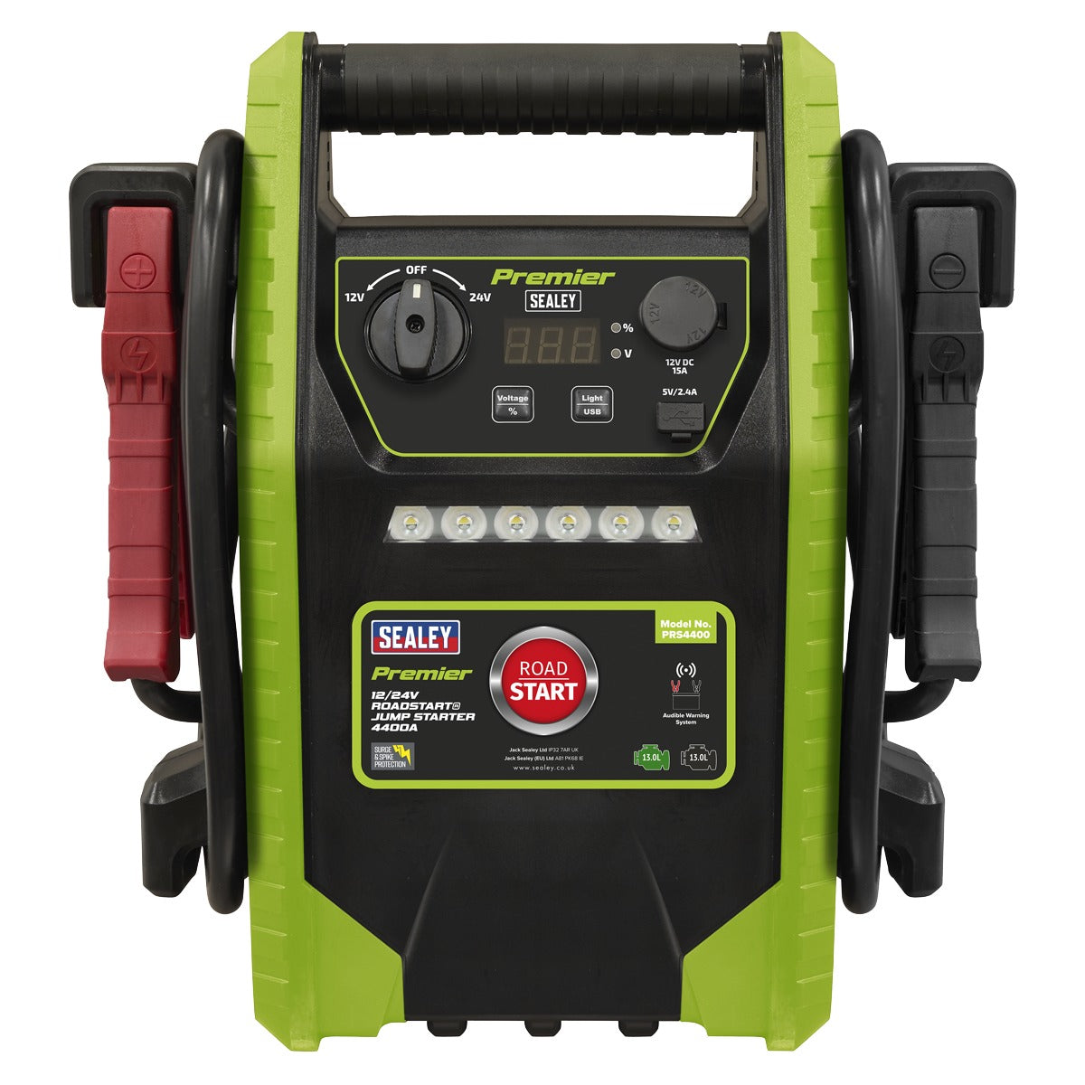 Premier 12/24V RoadStart Jump Starter 4400A Peak Amps PRS4400