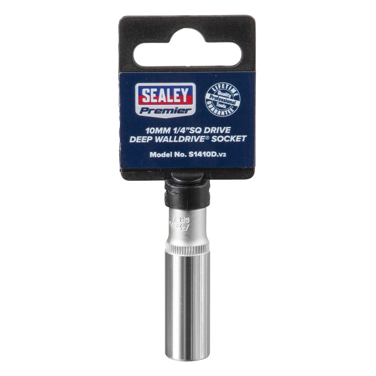 Premier Deep Socket 1/4"Sq Drive 10mm S1410D