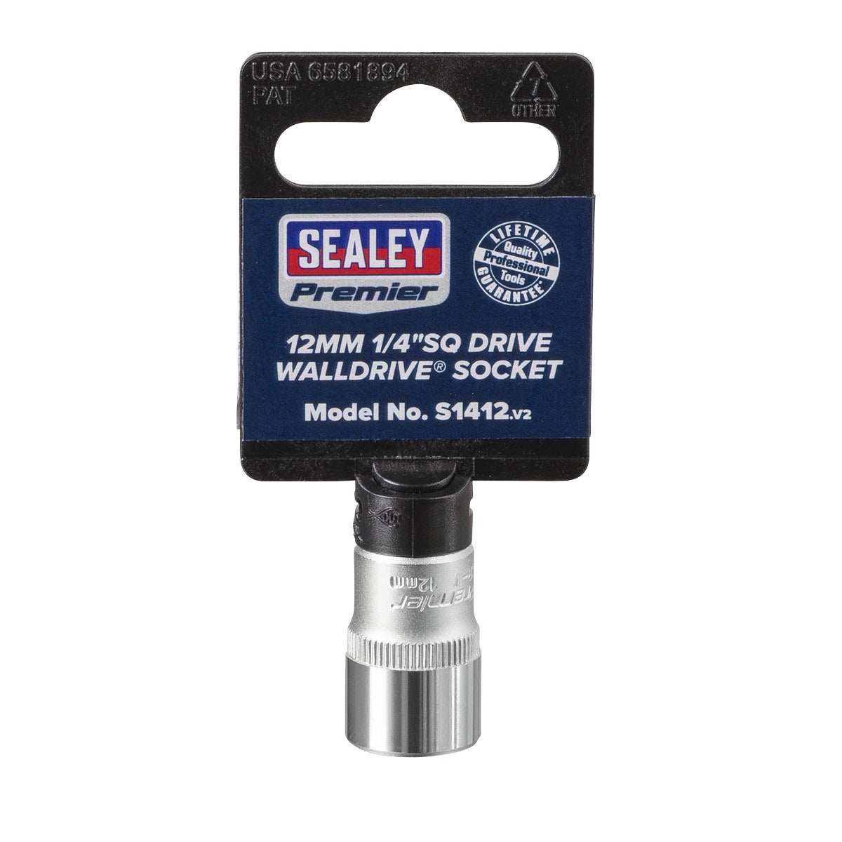 Premier Socket 1/4"Sq Drive 12mm S1412