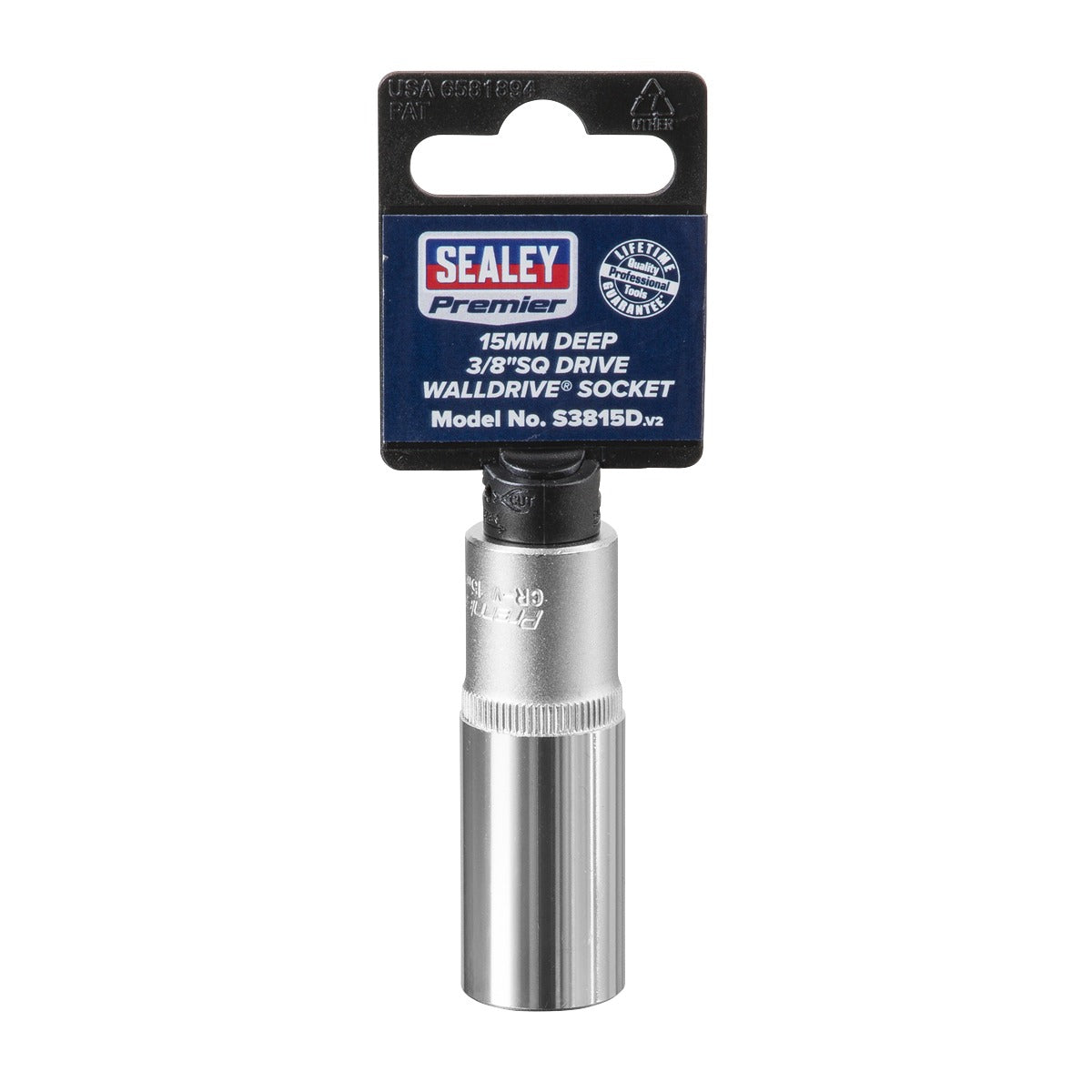 Premier Deep Socket 3/8"Sq Drive 15mm S3815D