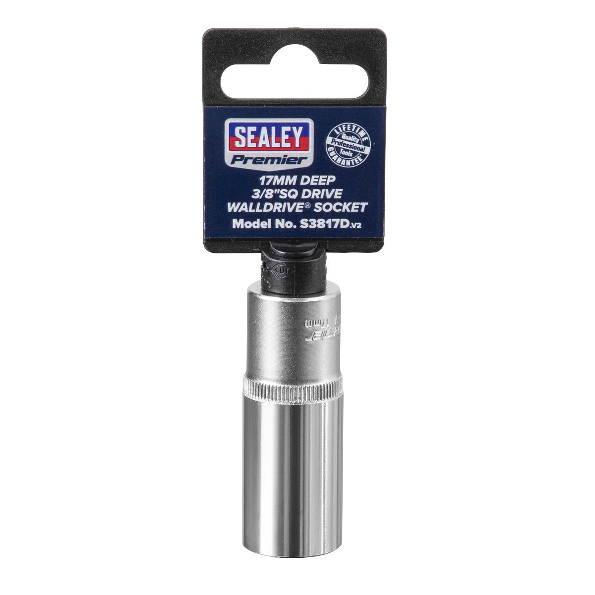 Premier Deep Socket 3/8"Sq Drive 17mm S3817D