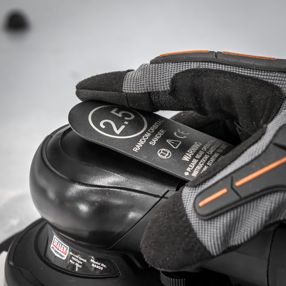 Premier Air Palm Orbital Sander Ø150mm Dust-Free SA803