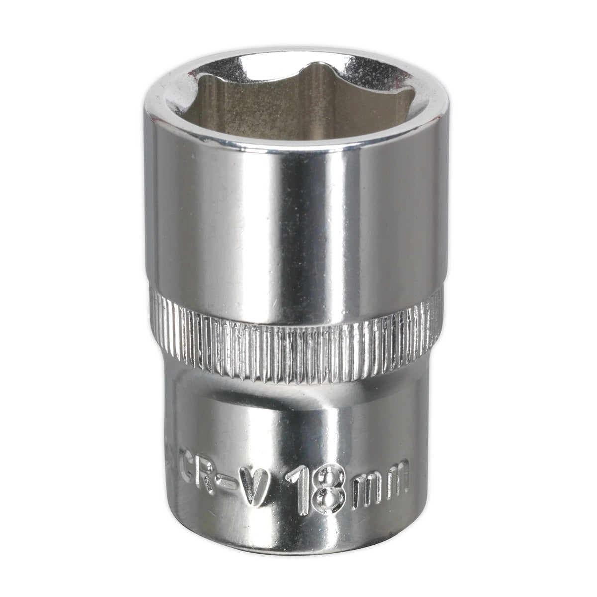 Premier Fully Polished Socket 1/2"Sq Drive 18mm SP1218