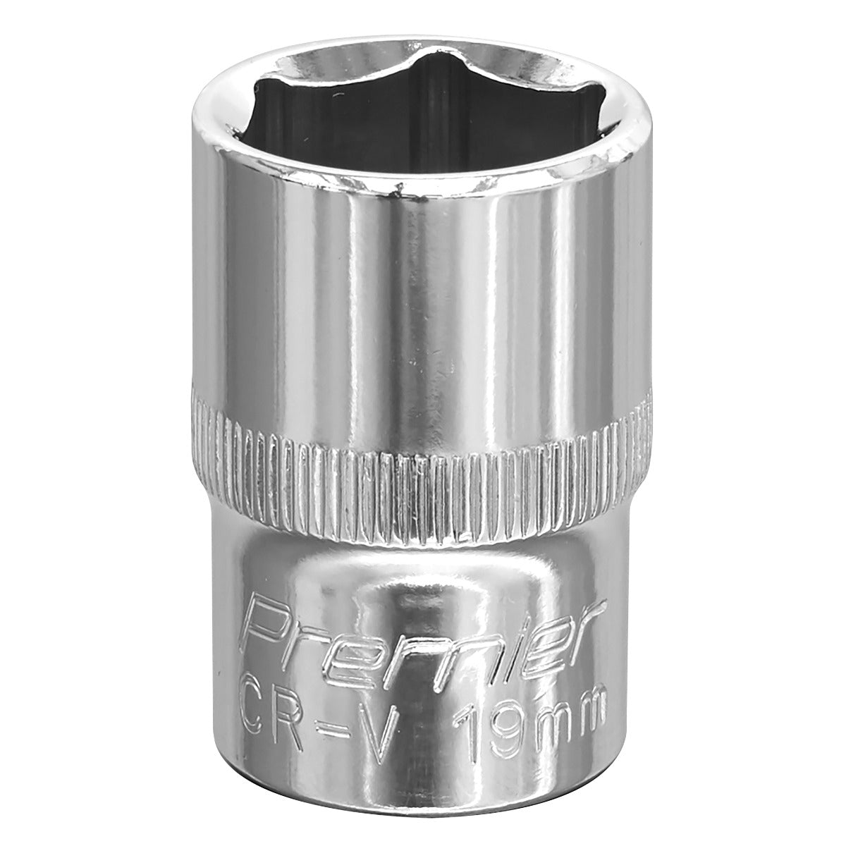 Premier Fully Polished Socket 1/2"Sq Drive 19mm SP1219