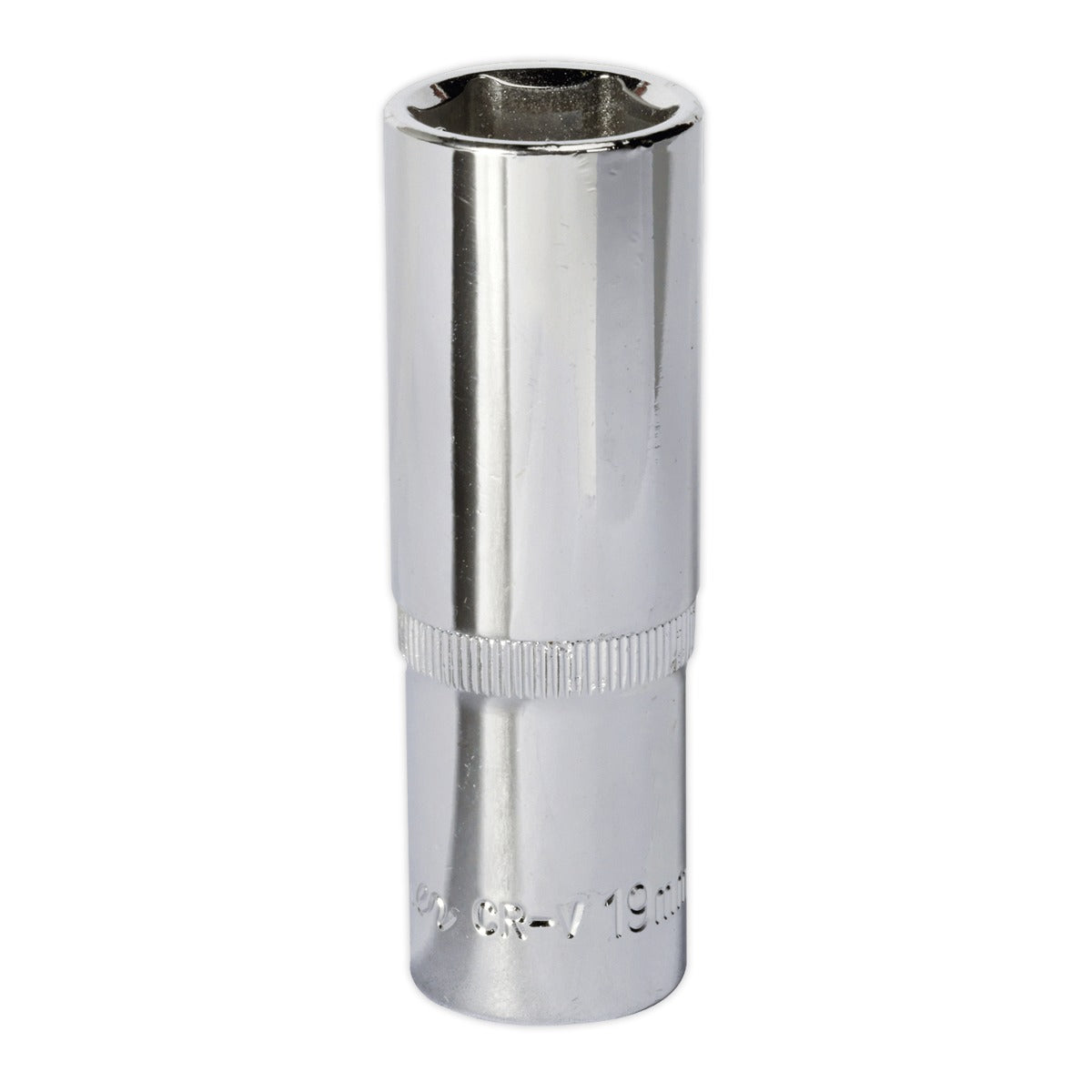 Premier Fully Polished Deep Socket 1/2"Sq Drive 19mm SP1219D