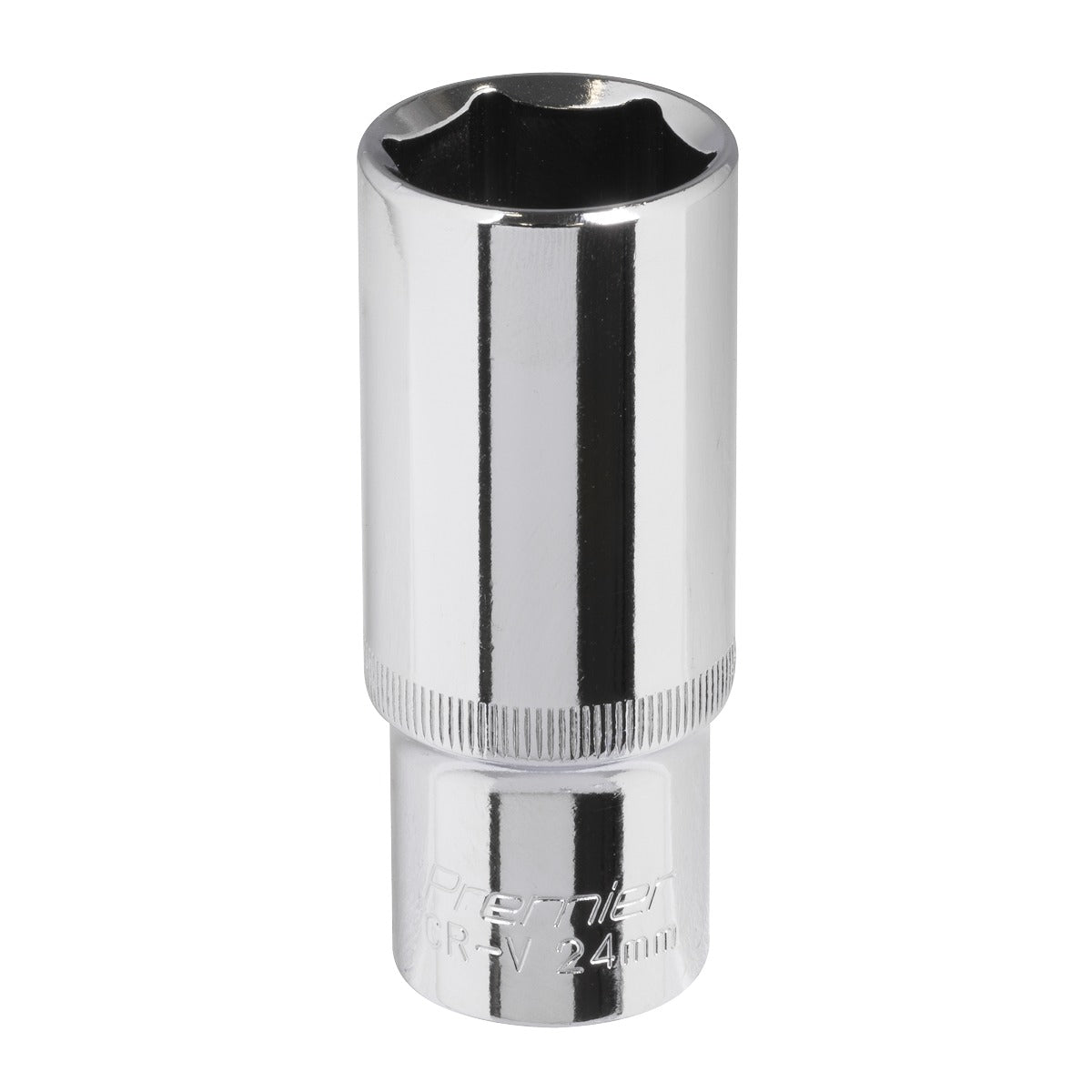 Premier Fully Polished Deep Socket 1/2"Sq Drive 24mm SP1224D