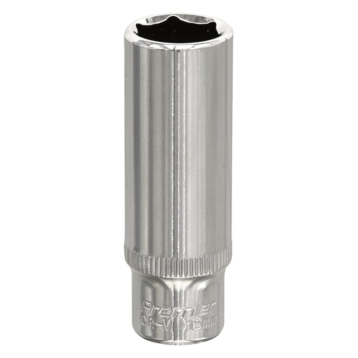 Premier Fully Polished Deep Socket 1/4"Sq Drive 12mm SP1412D