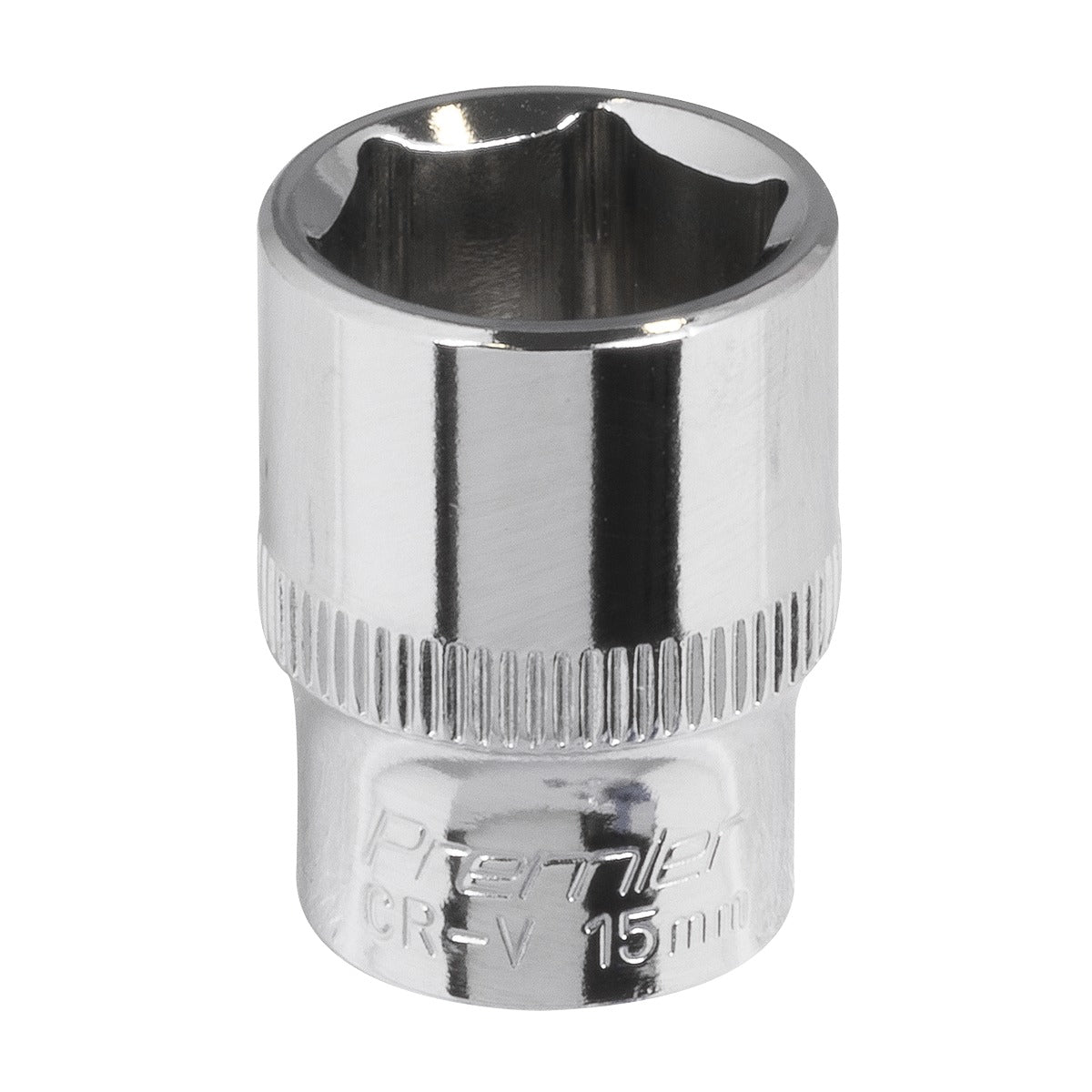 Premier Fully Polished Socket 3/8"Sq Drive 15mm SP3815