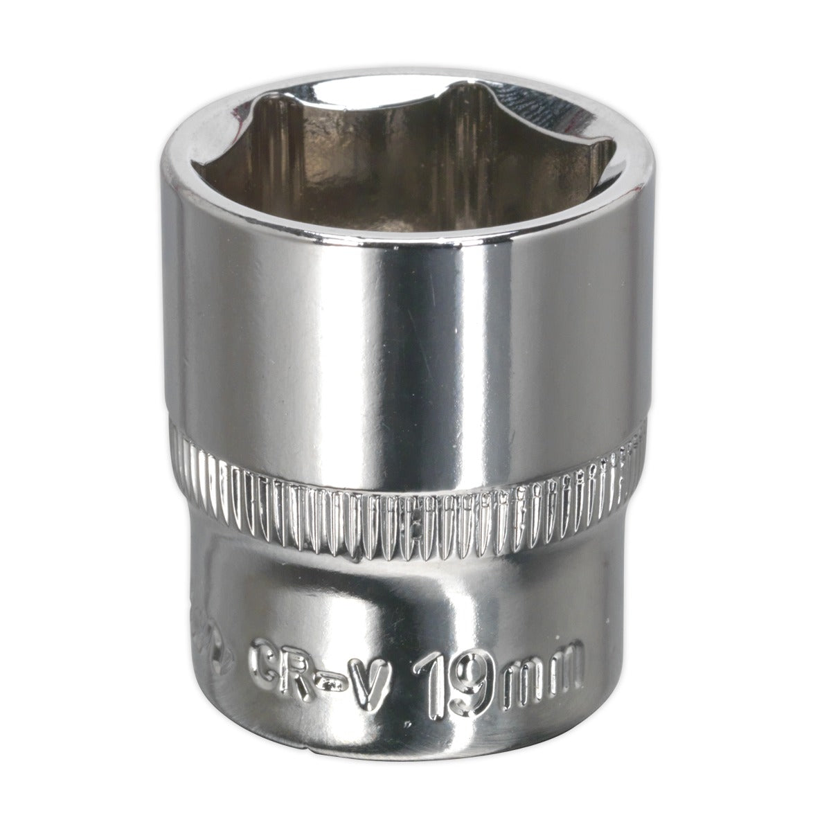 Premier Fully Polished Socket 3/8"Sq Drive 19mm SP3819