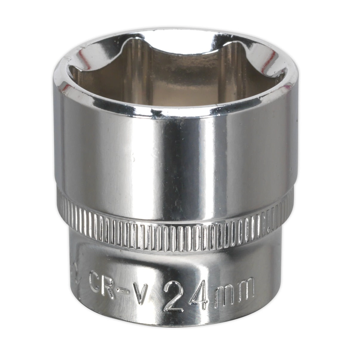 Premier Fully Polished Socket 3/8"Sq Drive 24mm SP3824