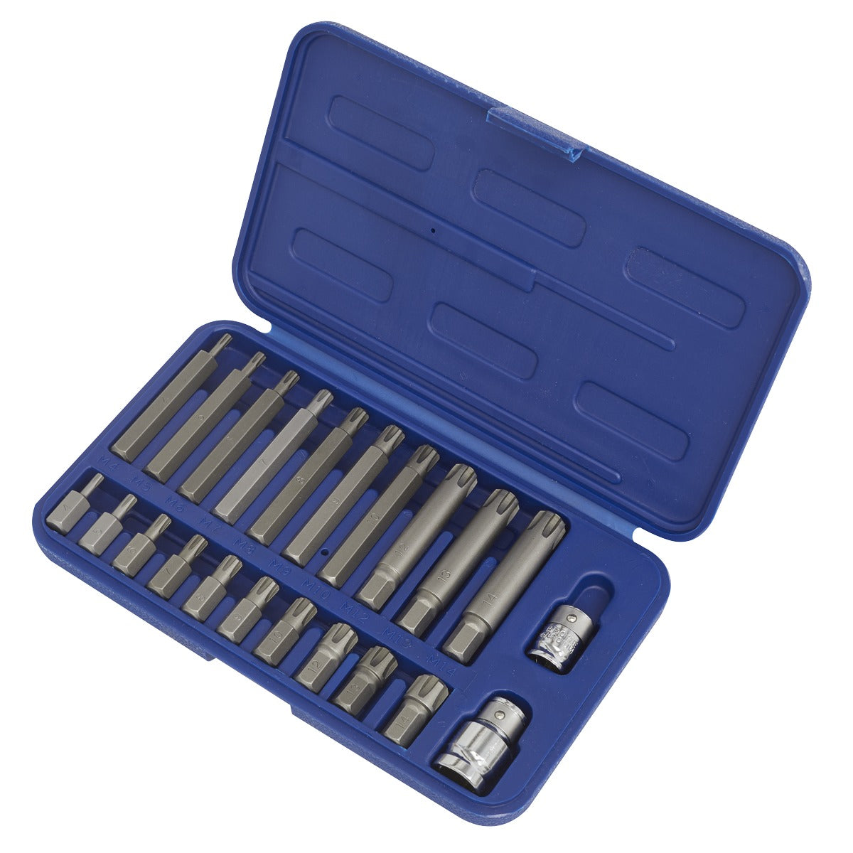 Premier Ribe Bit Set 3/8" & 1/2"Sq Drive 22pc SX105