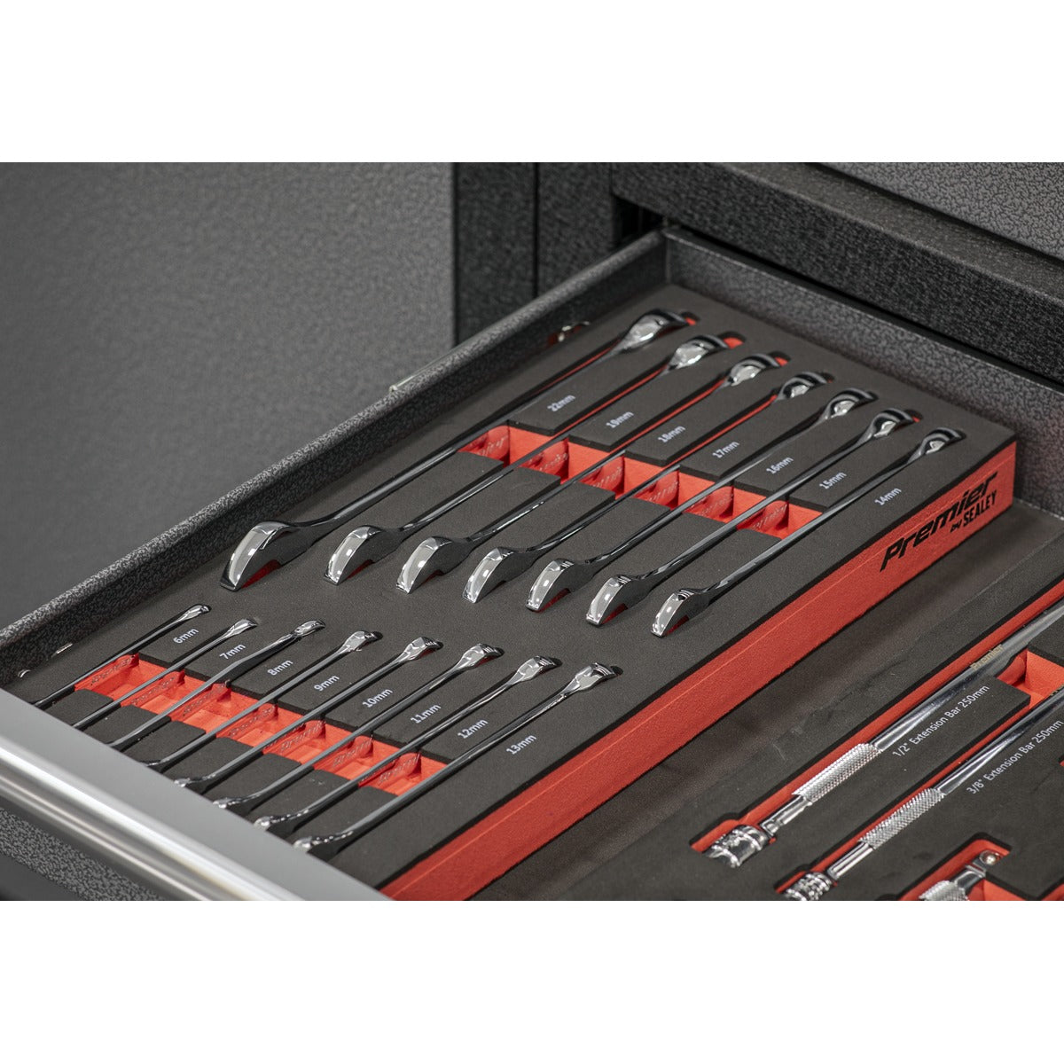 Premier Combination Spanner Set with Tool Tray 15pc TBT48