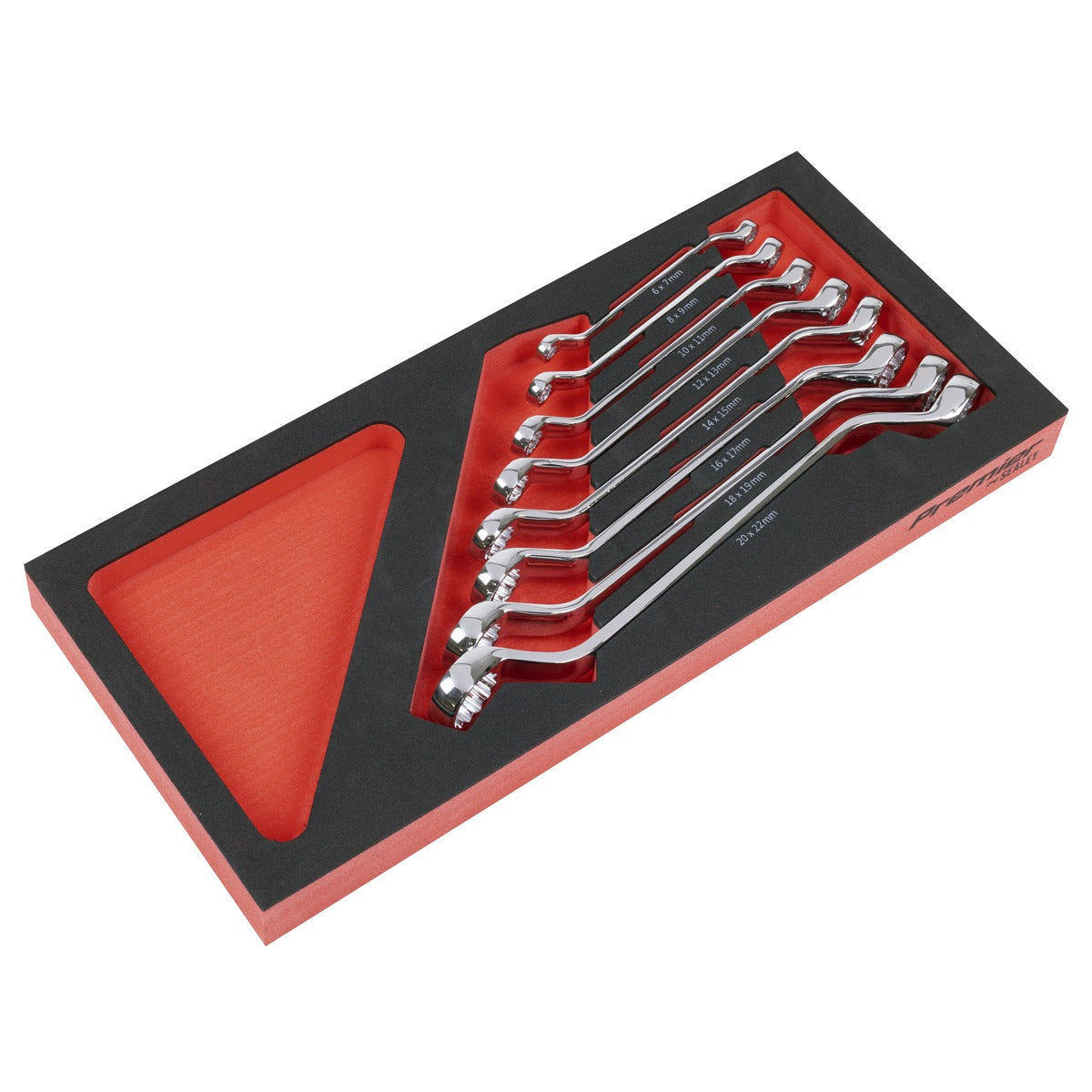 Premier Deep Offset Spanner Set with Tool Tray 8pc TBT51