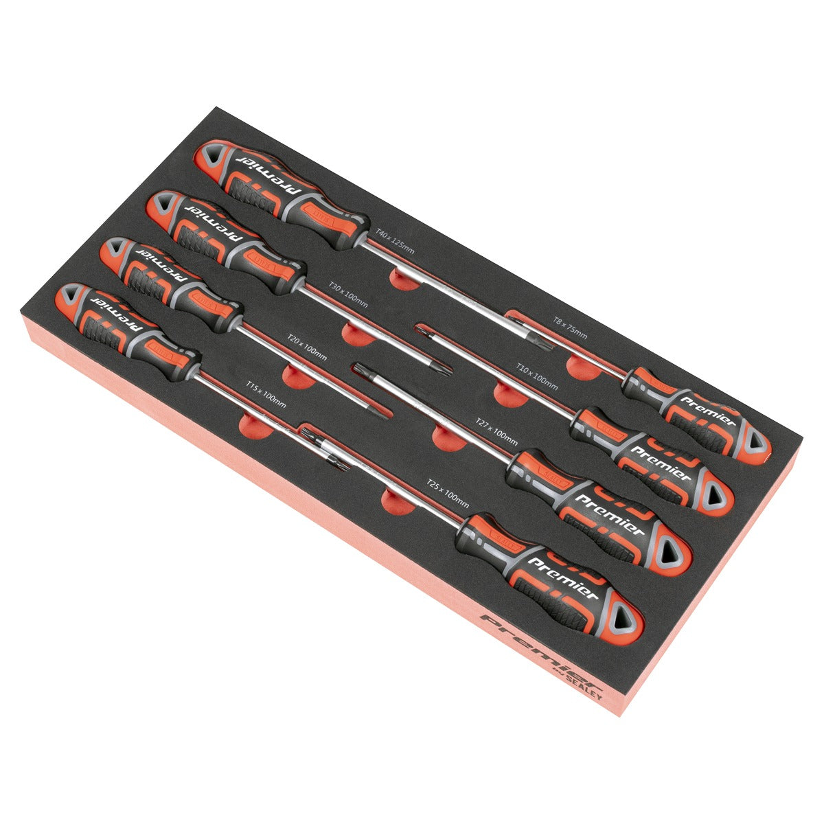 Premier TRX-Star Screwdriver Set with Tool Tray 8pc TBT55