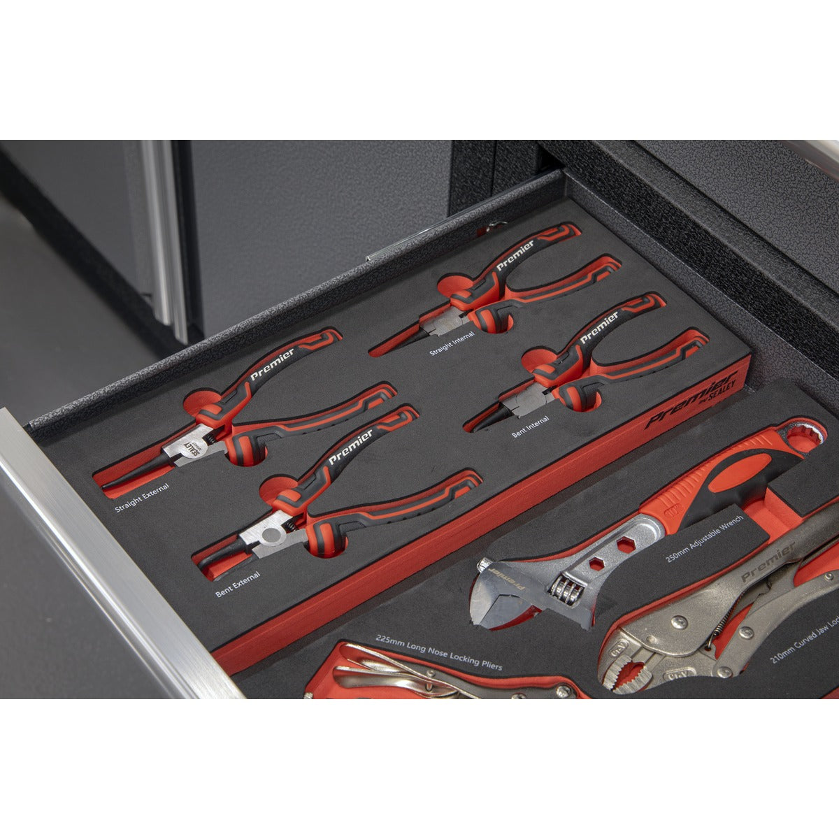 Premier Circlip Pliers Set with Tool Tray 4pc TBT57