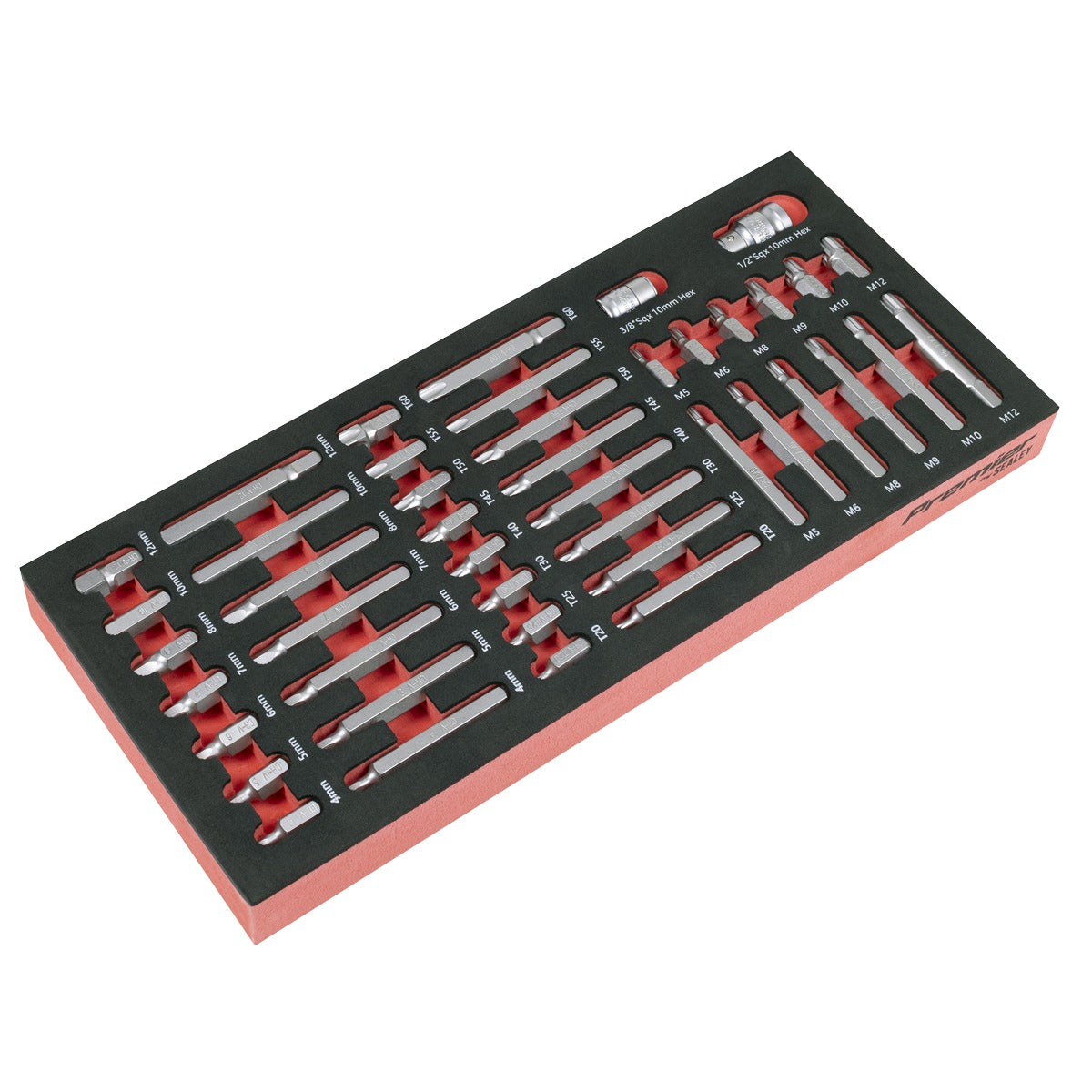 Premier TRX-Star, Hex & Spline Bit Set with Tool Tray 44pc TBT60