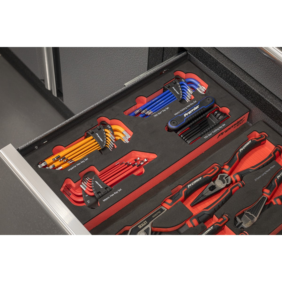 Premier Master Key Set with Tool Tray 43pc TBT62