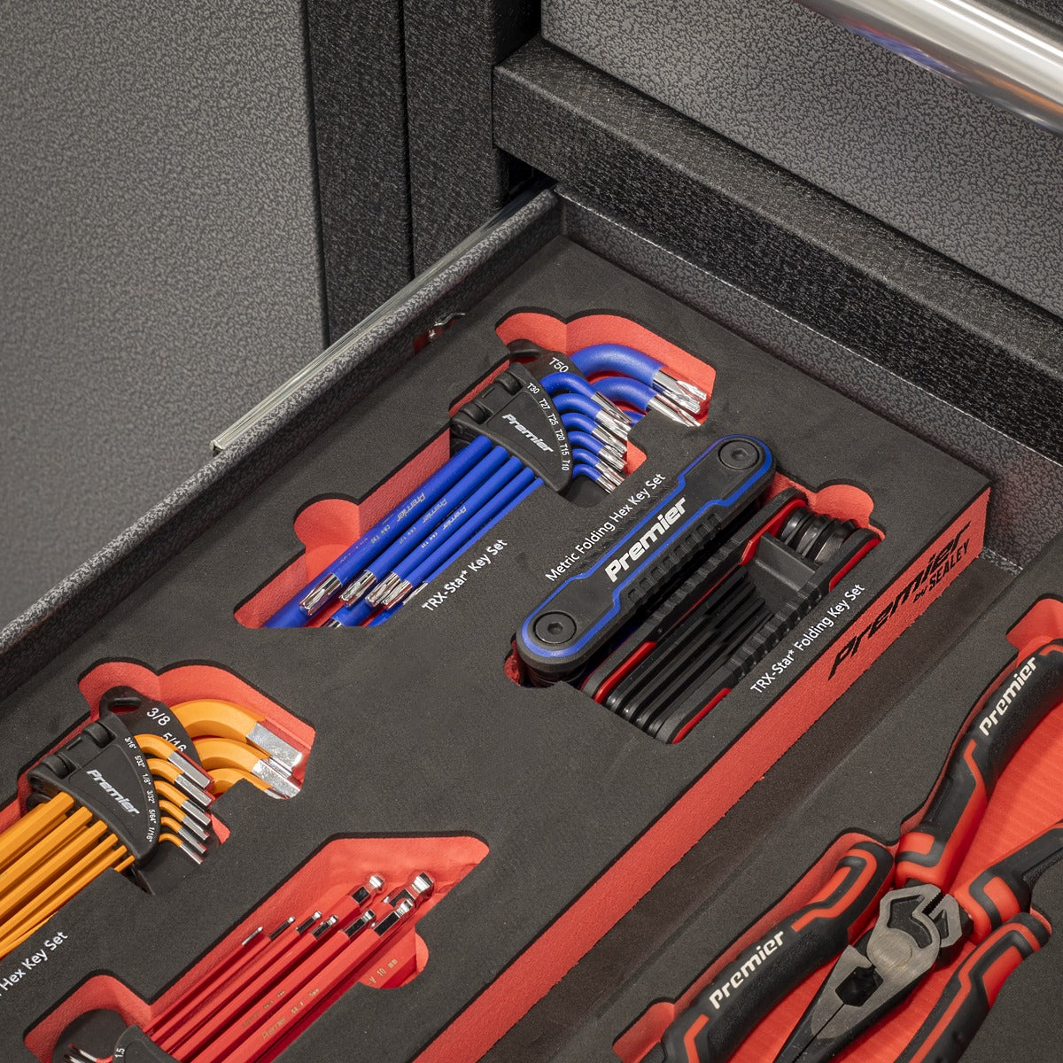Premier Master Key Set with Tool Tray 43pc TBT62