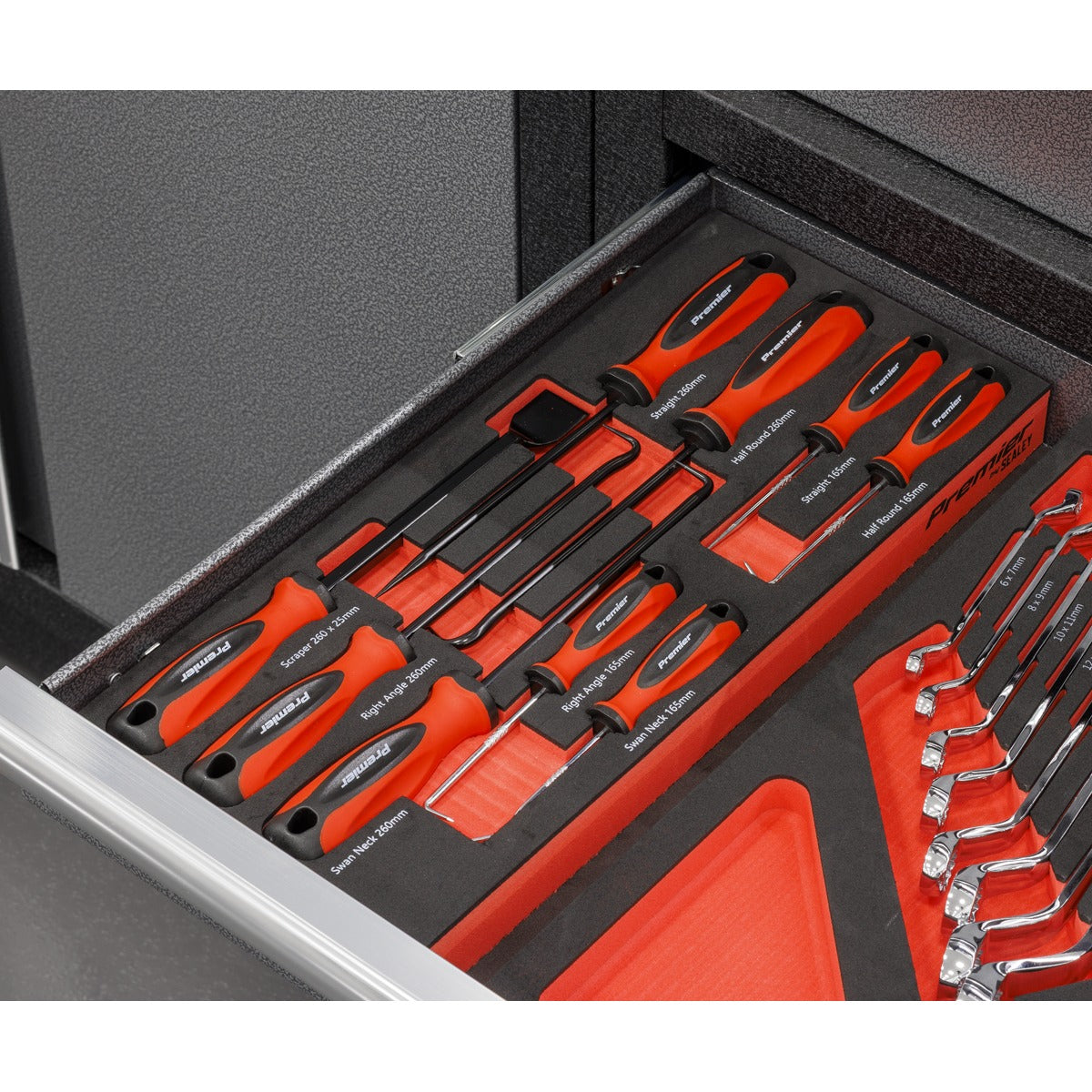 Premier Scraper & Hook Set with Tool Tray 9pc TBT65