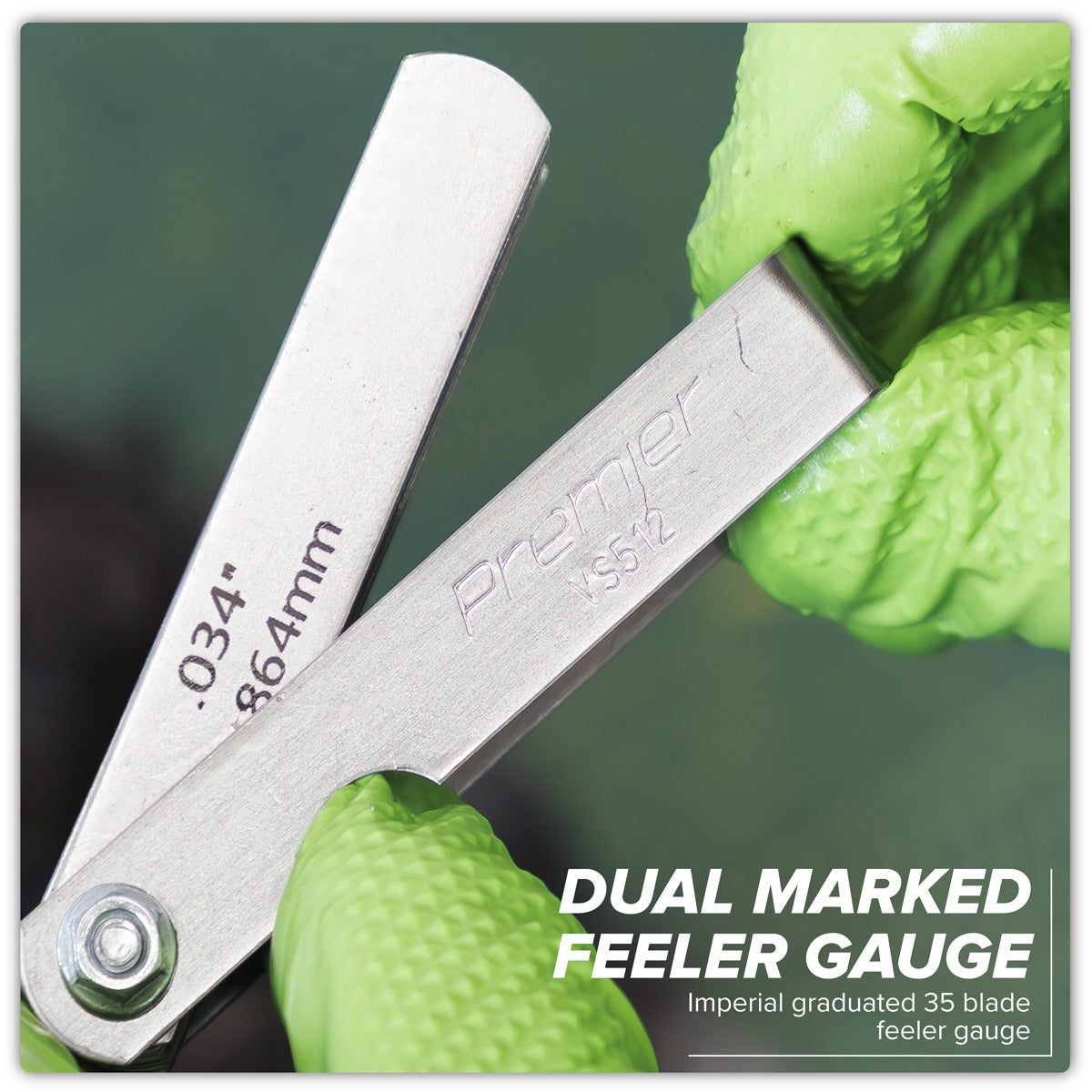 Premier Dual Marked Feeler Gauge 35 Blade VS512