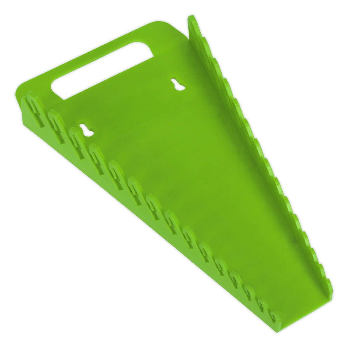 Premier Spanner Rack Capacity 15 Spanners - Hi-Vis Green WR08HV