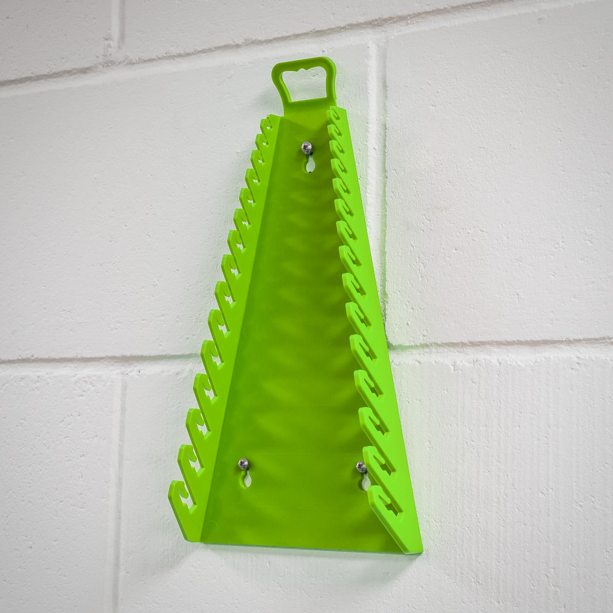 Premier Reverse Spanner Rack Capacity 15 Spanners - Hi-Vis Green WR09HV