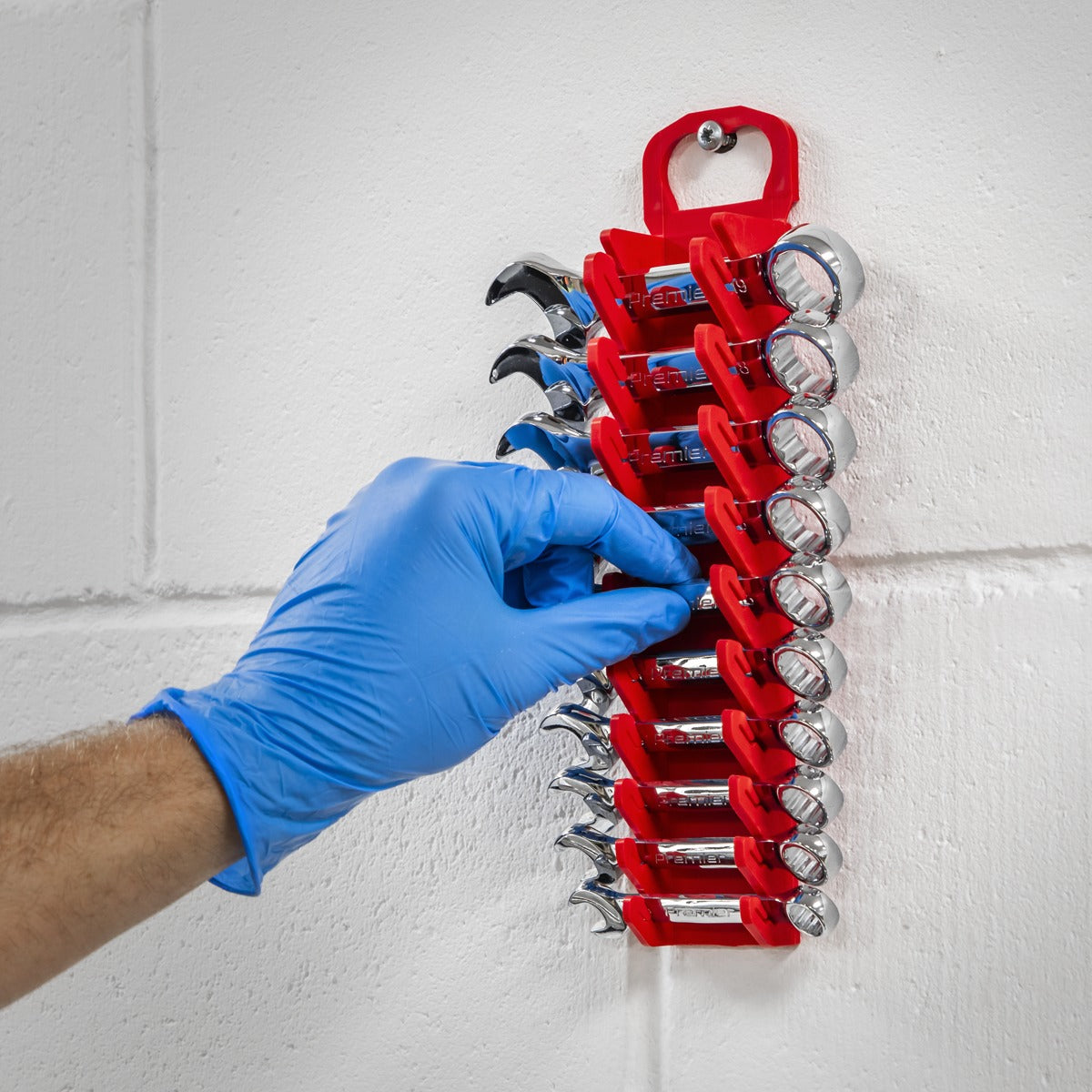 Premier Spanner Rack Capacity 10 Stubby Spanners WR10