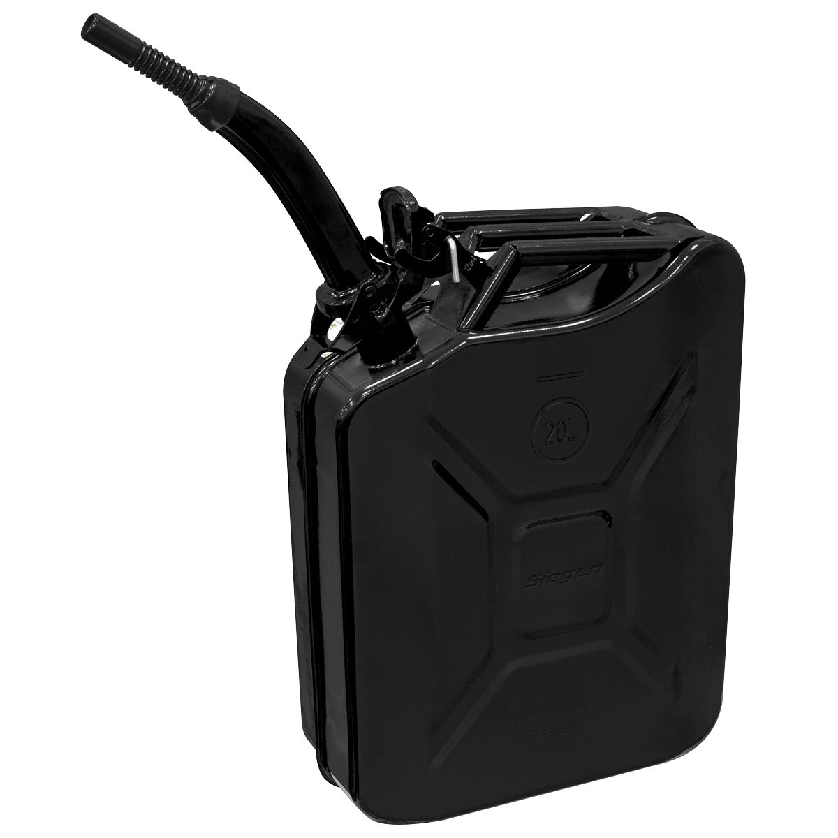 Siegen Jerry Can 20L - Black JCY20B