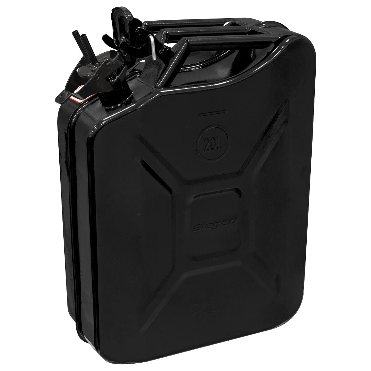 Siegen Jerry Can 20L - Black JCY20B