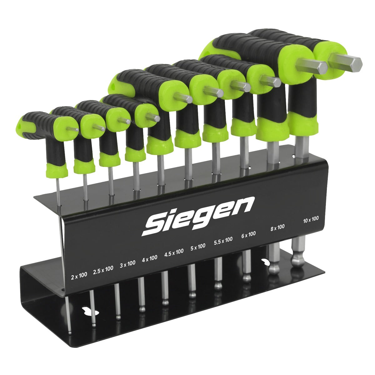 Siegen T-Handle Ball-End Hex Key Set 10pc S01150