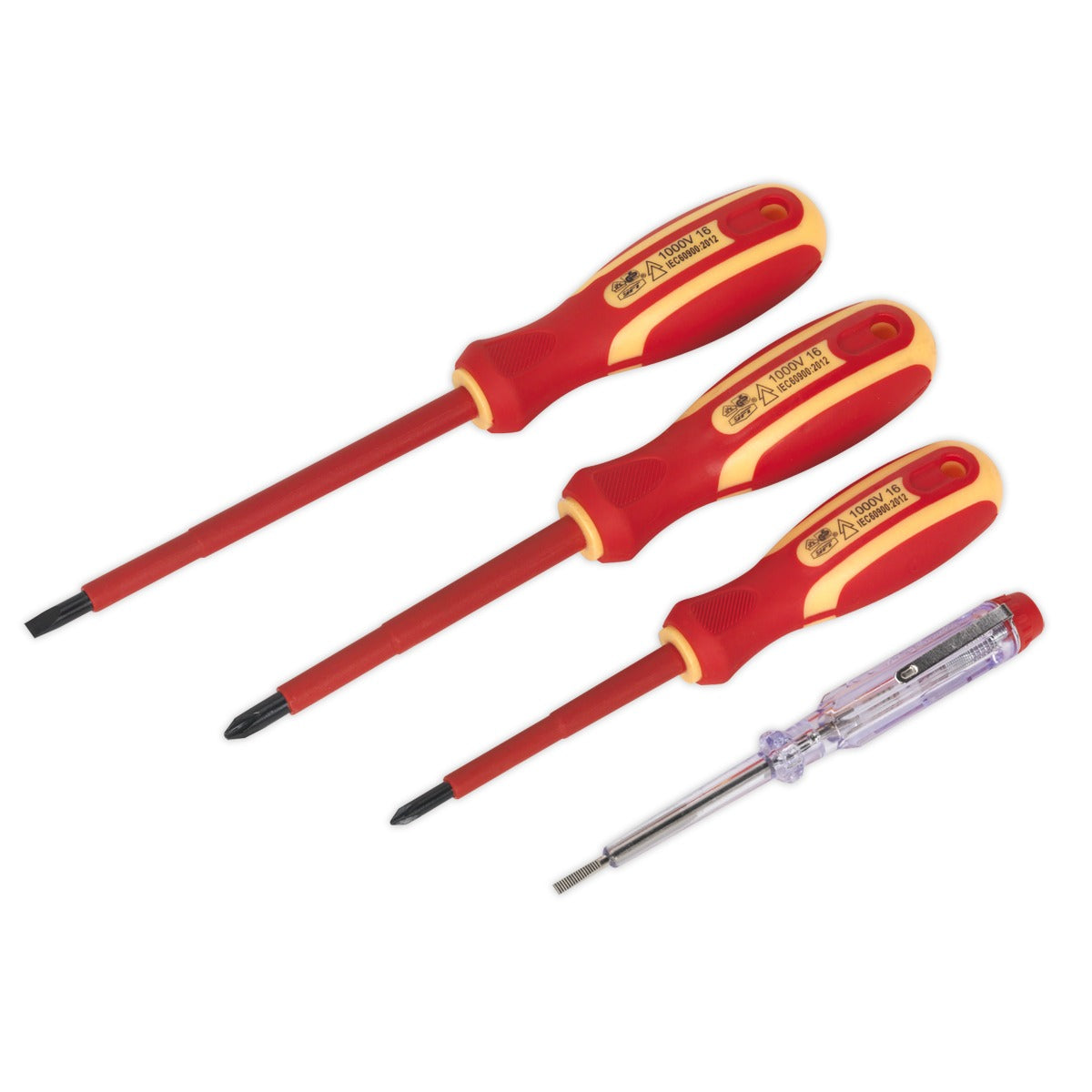 Siegen Electrician's Screwdriver Set 4pc - VDE Approved S01155