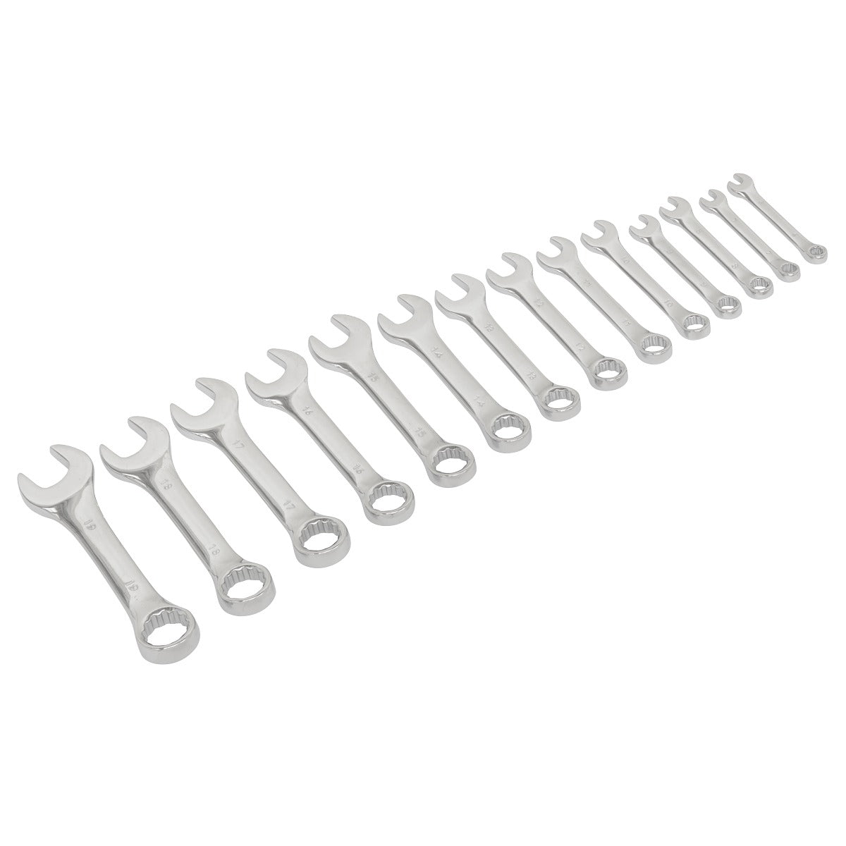 Siegen Stubby Combination Spanner Set 14pc S01232