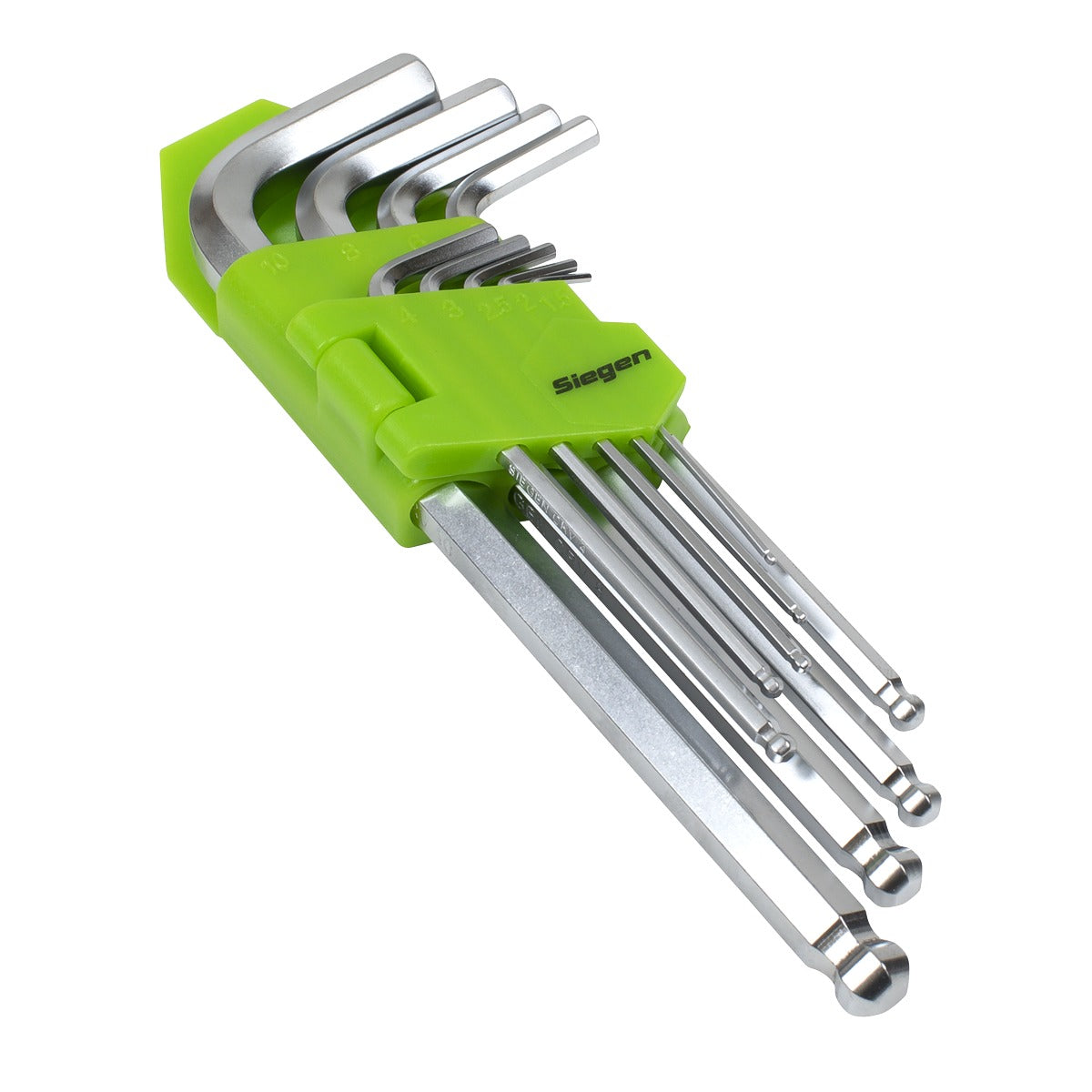 Siegen Long Ball-End Hex Key Set 9pc S01260