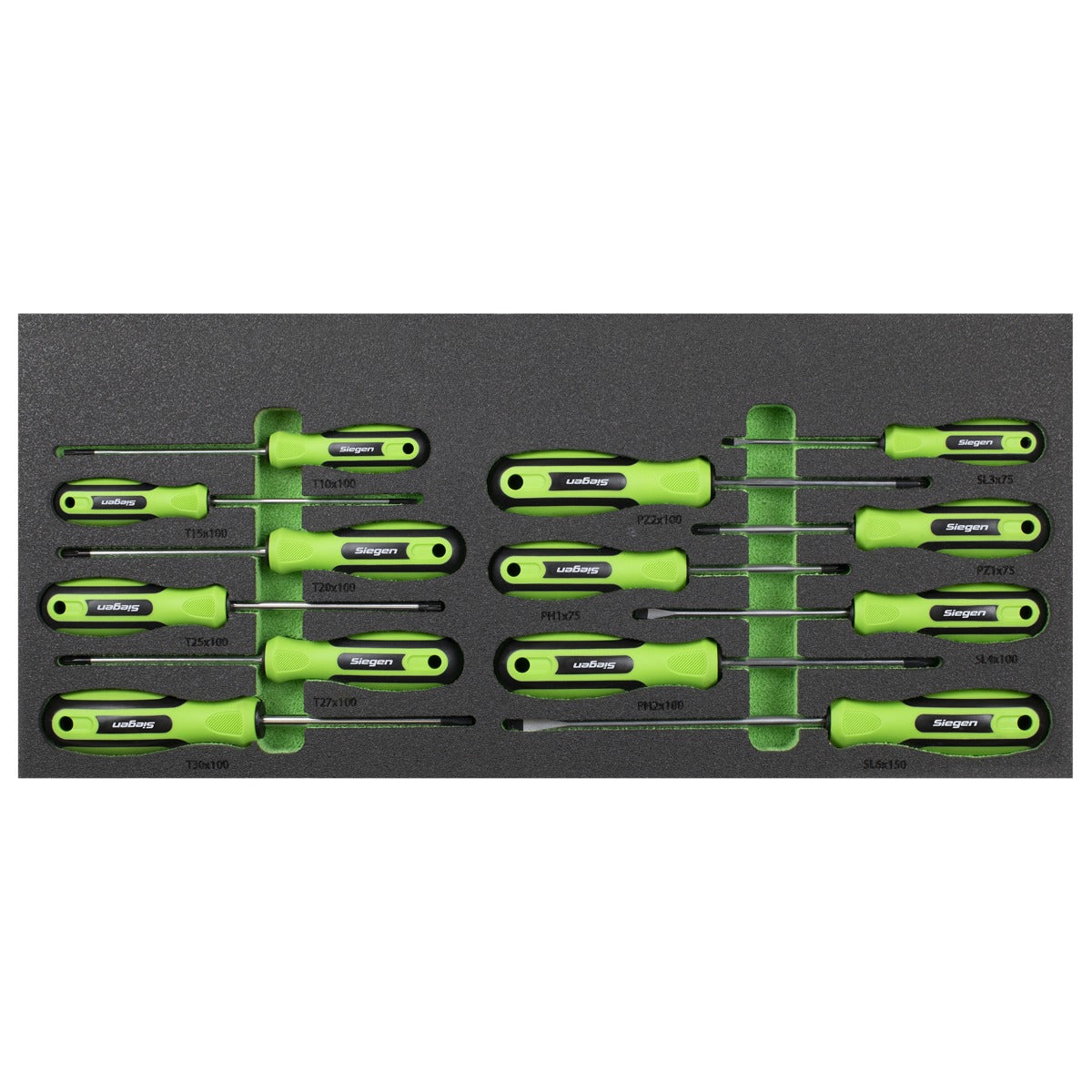 Siegen Topchest & Rollcab Combination 6 Drawer with 247pc Tool Kit S01267