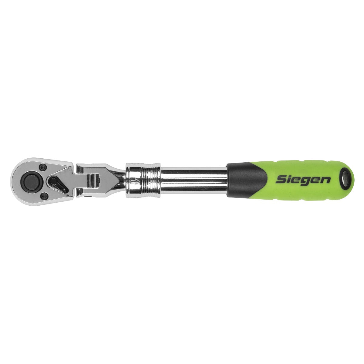 Siegen Extendable Flexi-Head Ratchet Wrench 3/8"Sq Drive S01295