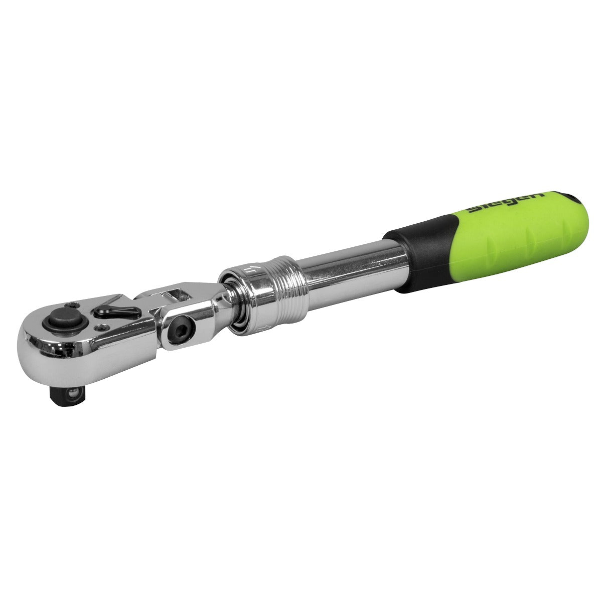 Siegen Extendable Flexi-Head Ratchet Wrench 3/8"Sq Drive S01295